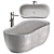 Elegant Stone Bathtub: Fida 3D model small image 17