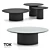 Velvet Coffee Tables: Elegant and Luxurious 3D model small image 1