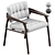 Trussardi Casa Casilia Lounge Chair 3D model small image 1