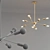 Modern 8-Light Chandelier 3D model small image 4