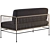 Filaria Metal & Rattan Sofa 3D model small image 2