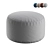 Stylish Round Pouf: Perfect for Any Room 3D model small image 1