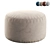 Stylish Round Pouf: Perfect for Any Room 3D model small image 4