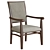 Plymouth Arm Chair: Stylish and Comfortable 3D model small image 1