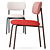 Contemporary Artifort Aloa Chair | Upholstered Fabric | Multiple Colors 3D model small image 1