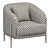 Oxford Armchair: Comfort and Style 3D model small image 5
