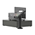 Modern POS Terminal for Electronic Payments 3D model small image 2