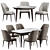 Emma Chair & Play Table Dining Set 3D model small image 1