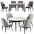 Emma Chair & Play Table Dining Set 3D model small image 2