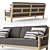 Restoration Hardware Miramar Teak Sofa 3D model small image 2