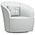 Infinity Swivel Chair: Sleek Design, Ultimate Comfort 3D model small image 5