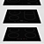 Sleek Belling Electric Hobs 3D model small image 2