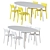 Modern Scandinavian GIDEÅ Table & JANINGE Chairs 3D model small image 2