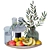 Kitchen Fruit Decor Set 3D model small image 2