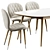 Hiro Chair & Konyshev HER 042 G Table - Elegant & Functional Design 3D model small image 4