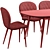 Hiro Chair & Konyshev HER 042 G Table - Elegant & Functional Design 3D model small image 7