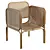 Spartacus Rattan Graceful Armchair 3D model small image 1