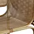 Spartacus Rattan Graceful Armchair 3D model small image 3