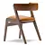Elegant Monaco Ash Chair 3D model small image 3