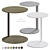 Modern Note Side Table: Sleek Design & Multi-color Options 3D model small image 3