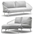 Outdoor DreamSeat Cuddle Sofa 3D model small image 1