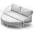 Outdoor DreamSeat Cuddle Sofa 3D model small image 3