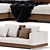 Luxury Minotti Connery Sofa 3D model small image 5