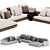 Luxury Minotti Connery Sofa 3D model small image 7