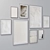 Luxury Wall Art Set: 1807 Masterpieces 3D model small image 3