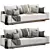 Luxury meets comfort with Kobe Sofa 3D model small image 1