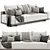 Luxury meets comfort with Kobe Sofa 3D model small image 3