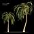 Tropical Bliss: Palm Tree Paradise 3D model small image 1