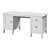 Elegant HEMNES Desk - White Stain 3D model small image 1
