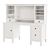 HEMNES Desk with Extra Module - White Stained (155x137 cm) 3D model small image 1