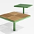 Sustainable WoodPIX Park Benches 3D model small image 2