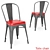 Tolix Style Metal Dining Set 3D model small image 3