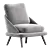 Elegant Lawson Armchair: Minotti 3D model small image 1