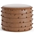 Elegant 4-Piece Target Pouf 3D model small image 3