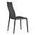 Elegant Pianka Chair & Wood Table Set 3D model small image 4