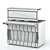 Refettorio RM2х Capital: Professional Food Warmer 3D model small image 4