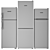 Liebherr Refrigerator Set: CTPesf 3016, CNfb 4313, CTel 2931 3D model small image 4
