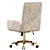 Modern MidMod Manager Chair 3D model small image 4