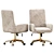 Modern MidMod Manager Chair 3D model small image 5