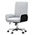 Modern MidMod Manager Chair 3D model small image 9