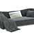 Minotti Seymour: Modern Designer Sofa 3D model small image 2