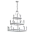 Elegant Alastair 18-Light Chandelier 3D model small image 2