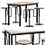  Adjustable Swivel Table Stool 3D model small image 1