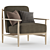 MG12 GAIA Armchair: Elegant and Comfortable 3D model small image 1