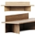 Oblique Bench: Sleek and Minimalistic 3D model small image 2