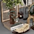 Elegant Decorative Set (Vray & Corona) 3D model small image 11